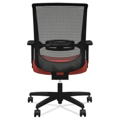 HON Convergence 275 lbs. Capacity Synchro-Tilt Mid-Back Task Chair - Red/Black