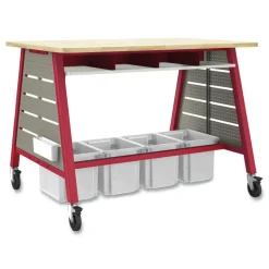 HON Flagship 12.75 in. x 16 in. x 12 in. 1 Section Storage Bins - Translucent White