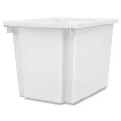 HON Flagship 12.75 in. x 16 in. x 12 in. 1 Section Storage Bins - Translucent White
