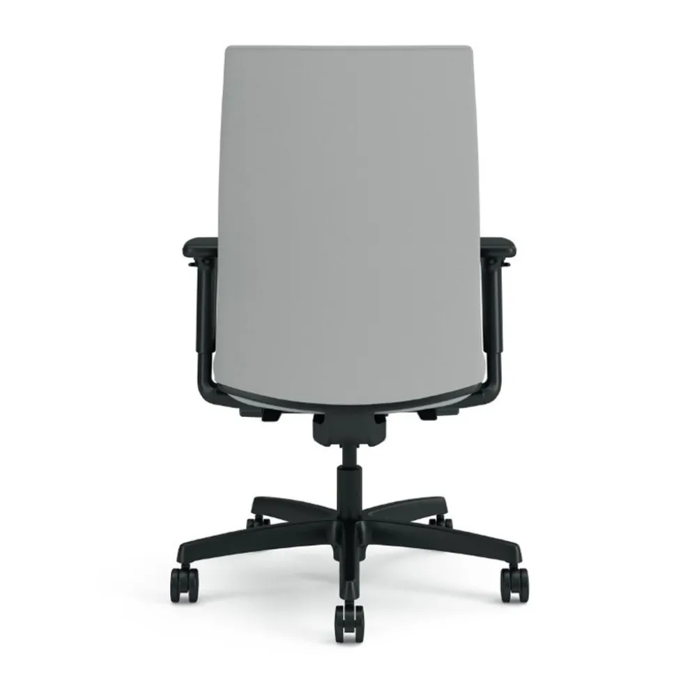 HON Ignition 2.0 17 in. to 21.5 in. Seat Height Vinyl Upholstered Mid-Back Task Chair - Flint Seat/Back/Black Base