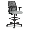 HON Ignition 2.0 ReActiv 22.88 in. to 31.75 in. Seat Height Low-Back Task Stool - Flint Seat/Charcoal Back/Black Base