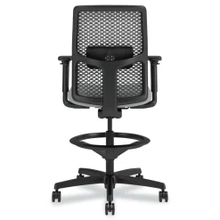 HON Ignition 2.0 ReActiv 22.88 in. to 31.75 in. Seat Height Low-Back Task Stool - Flint Seat/Charcoal Back/Black Base
