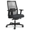 HON Ignition 2.0 ReActiv 17.25 in. to 21.75 in. Seat Height Mid-Back Task Chair - Basalt Vinyl Seat/Charcoal Back/Black Base