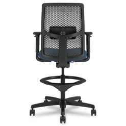 HON Ignition 2.0 ReActiv 22.88 in. to 31.75 in. Seat Height Low-Back Task Stool - Elysian Seat/Charcoal Back/Black Base