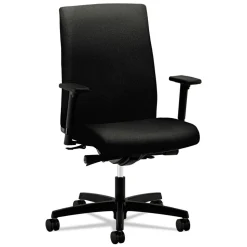 HON Ignition Series 17 in. to 22 in. Seat Height Supports Up to 300 lb Mid-Back Work Chair - Black