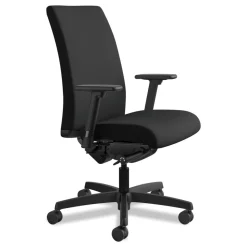 HON Ignition Series 17 in. to 22 in. Seat Height Supports Up to 300 lb Mid-Back Work Chair - Black