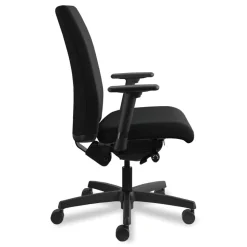 HON Ignition Series 17 in. to 22 in. Seat Height Supports Up to 300 lb Mid-Back Work Chair - Black