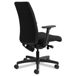 HON Ignition Series 17 in. to 22 in. Seat Height Supports Up to 300 lb Mid-Back Work Chair - Black