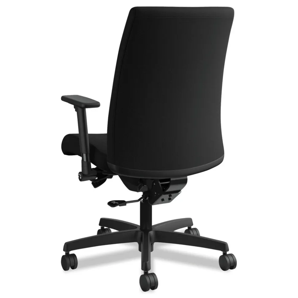 HON Ignition Series 17 in. to 22 in. Seat Height Supports Up to 300 lb Mid-Back Work Chair - Black