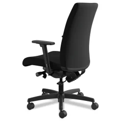 HON Ignition Series 17 in. to 22 in. Seat Height Supports Up to 300 lb Mid-Back Work Chair - Black