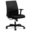 HON Ignition Series 17 in. to 21.5 in. Seat Height Supports Up to 300 lb Fabric Low-Back Task Chair - Black