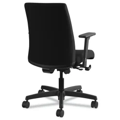HON Ignition Series 17 in. to 21.5 in. Seat Height Supports Up to 300 lb Fabric Low-Back Task Chair - Black