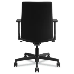 HON Ignition Series 17 in. to 21.5 in. Seat Height Supports Up to 300 lb Fabric Low-Back Task Chair - Black