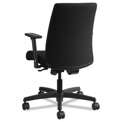 HON Ignition Series 17 in. to 21.5 in. Seat Height Supports Up to 300 lb Fabric Low-Back Task Chair - Black