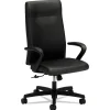 HON Ignition Series Executive 300 lbs. Capacity 17.38 in. to 21.88 in. Seat Height High-Back Chair - Black