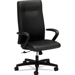 HON Ignition Series Executive 300 lbs. Capacity 17.38 in. to 21.88 in. Seat Height High-Back Chair - Black