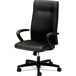 HON Ignition Series Executive 300 lbs. Capacity 17.38 in. to 21.88 in. Seat Height High-Back Chair - Black