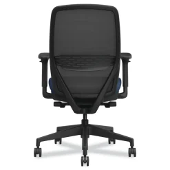 HON Nucleus Series 16.63 in. to 21.13 in. Seat Height Up to 300 lbs. Recharge Task Chair - Navy Seat, Black Back/Base