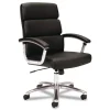 HON Traction 17.75 in. to 21.8 in. Seat Height High-Back Executive Chair - Black Seat/Back