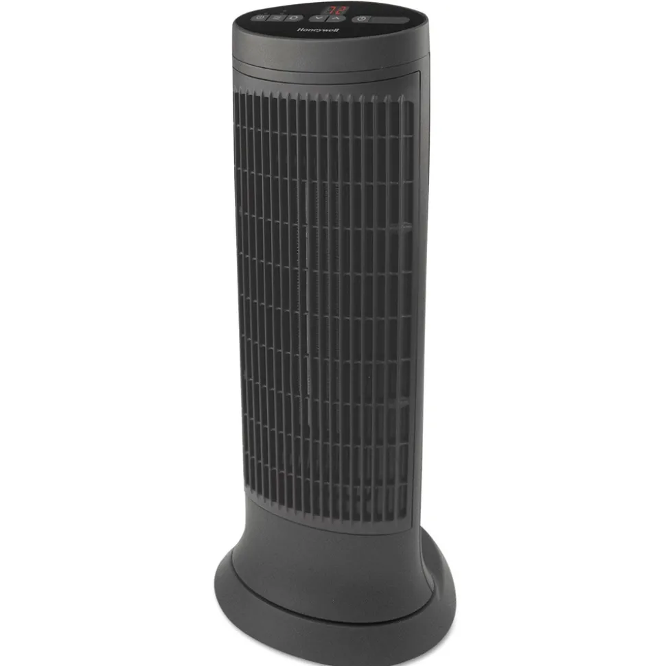Honeywell 750 - 1500 Watts 10-1/8 in. x 8 in. x 23-1/4 in. Digital Tower Heater - Black