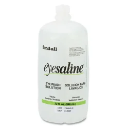 Honeywell 32 oz. Bottle Fendall Eyesaline Eyewash Saline Solution Bottle Refill