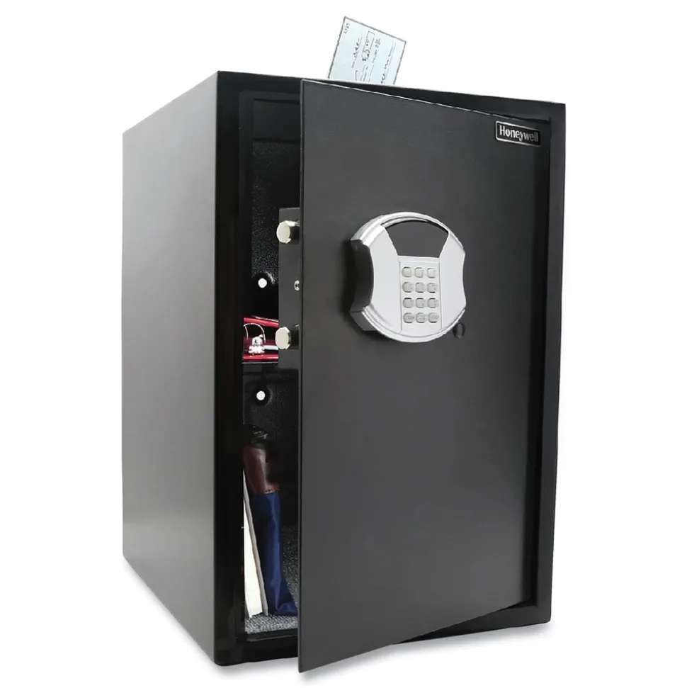 Honeywell 15 x 7.8 x 22 Digital Steel Security Safe with Drop Slot - Black