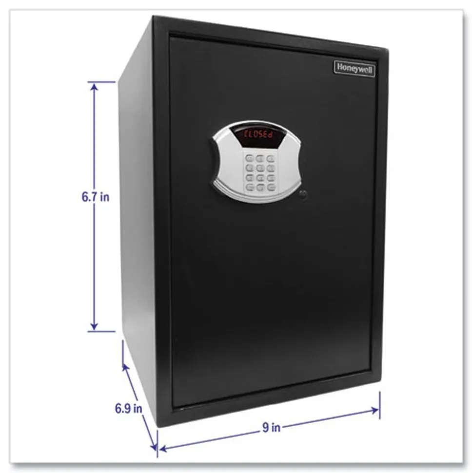 Honeywell 15 x 7.8 x 22 Digital Steel Security Safe with Drop Slot - Black