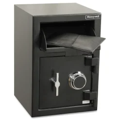 Honeywell 14 x 14.2 x 20 Steel Depository Safe with Combo Lock - Black