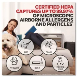 Honeywell HDF300V1 225 sq-ft. Room Capacity AirGenius 3 Air Cleaner and Odor Reducer - White