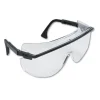 Honeywell Uvex Astro OTG 3001 Wraparound Safety Glasses - Black Plastic Frame, Clear Lens