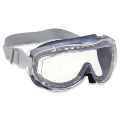 Honeywell Uvex Flex Seal HydroShield Anti-Fog/Anti-Scratch Lens OTG Goggles - Clear/Navy/Gray