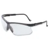 Honeywell Uvex Genesis Safety Eyewear - Black Nylon Frame/Clear Polycarbonate Lens
