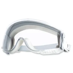 Honeywell Uvex HydroShield Anti-Fog/Anti-Scratch Lens Stealth Safety Goggles - Clear Lens Clear/Gray Frame