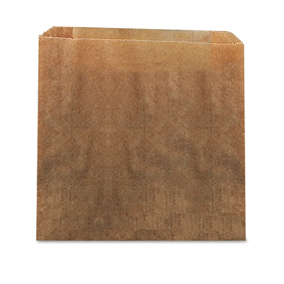 HOSPECO 10-1/2 in. x 9.38 in. Waxed Kraft Liners - Brown (250/Carton)