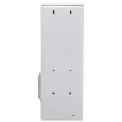 HOSPECO 11.13 in. x 7.63 in. x 26.38 in. 25 Cent Coin Mechanism Dual Sanitary Napkin/Tampon Dispenser - White/Blue