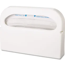 HOSPECO Health Gards 16 in. x 3.25 in. x 11.5 in. Half-Fold Toilet Seat Cover Dispenser - White (2/Box)