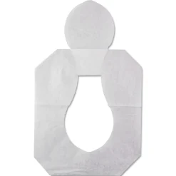 HOSPECO Health Gards 14.25 in. x 16.5 in. Half-Fold Toilet Seat Covers - White (250-Piece/Pack, 10-Pack/Carton)