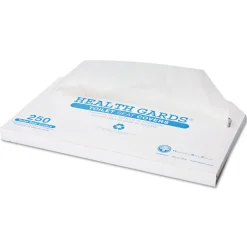 HOSPECO Health Gards 14.25 in. x 16.5 in. Half-Fold Toilet Seat Covers - White (250-Piece/Pack, 10-Pack/Carton)