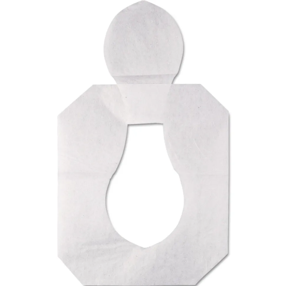 HOSPECO Health Gards Half-Fold 14.25 in. x 16.5 in. Toilet Seat Covers - White (1000/Carton)