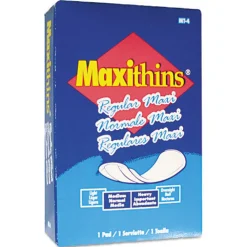 HOSPECO No. 4 Maxithins Vended Sanitary Napkins (100/Carton)
