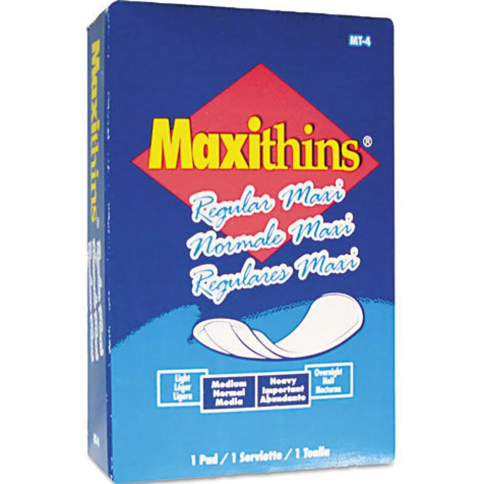 HOSPECO No. 4 Maxithins Vended Sanitary Napkins (100/Carton)