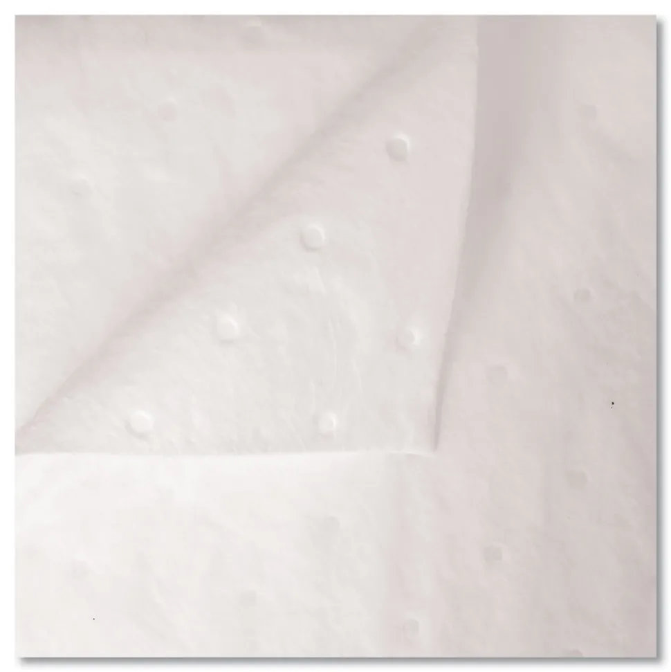 HOSPECO TASKBrand 15 in. x 18 in. 0.21-Gallon Industrial Oil Only Sorbent Pad - White (100/CT)