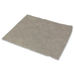 HOSPECO TASKBrand All Sorb 15 in. x 18 in. 0.22-Gallon Industrial Sorbent Pad - Gray (100/Pack)
