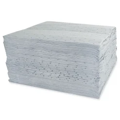 HOSPECO TASKBrand All Sorb 15 in. x 18 in. 0.22-Gallon Industrial Sorbent Pad - Gray (100/Pack)