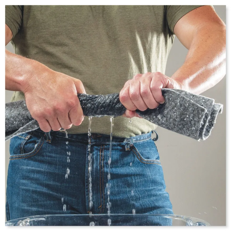 HOSPECO TASKBrand All Sorb 15 in. x 18 in. 0.22-Gallon Industrial Sorbent Pad - Gray (100/Pack)