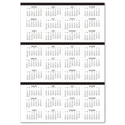 House of Doolittle 11 in. x 7 in. 13-Month (Dec-Dec 2026) Recycled Stargazer Monthly Planner - Black Cover