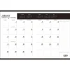 House of Doolittle 11 in. x 8.5 in. 12-Month (Jan-Dec 2026) 100 Percent Recycled Deco Days Monthly Planner - Black/Gold Cover