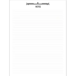 House of Doolittle 11 in. x 8.5 in. 12-Month (Jan-Dec 2026) 100 Percent Recycled Deco Days Monthly Planner - Black/Gold Cover