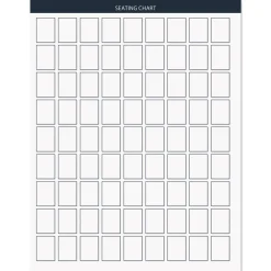 House of Doolittle 11 in. x 8.5 in. Sheets 45-Week Span 7 Classes Weekly Recycled Teacher's Planner - Blue Cover