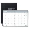 House of Doolittle 11 in. x 8.5 in. 24-Month (Jan 2026-Dec 2027) Recycled Ruled Monthly Planner - Black Cover
